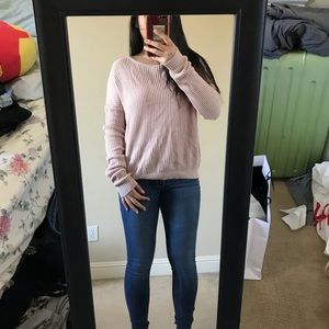 Brandy Melville pink knit sweater